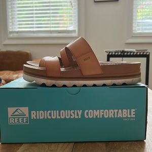 Reef Cushion Bounce Vista Hi, Natural, Women’s Size 10